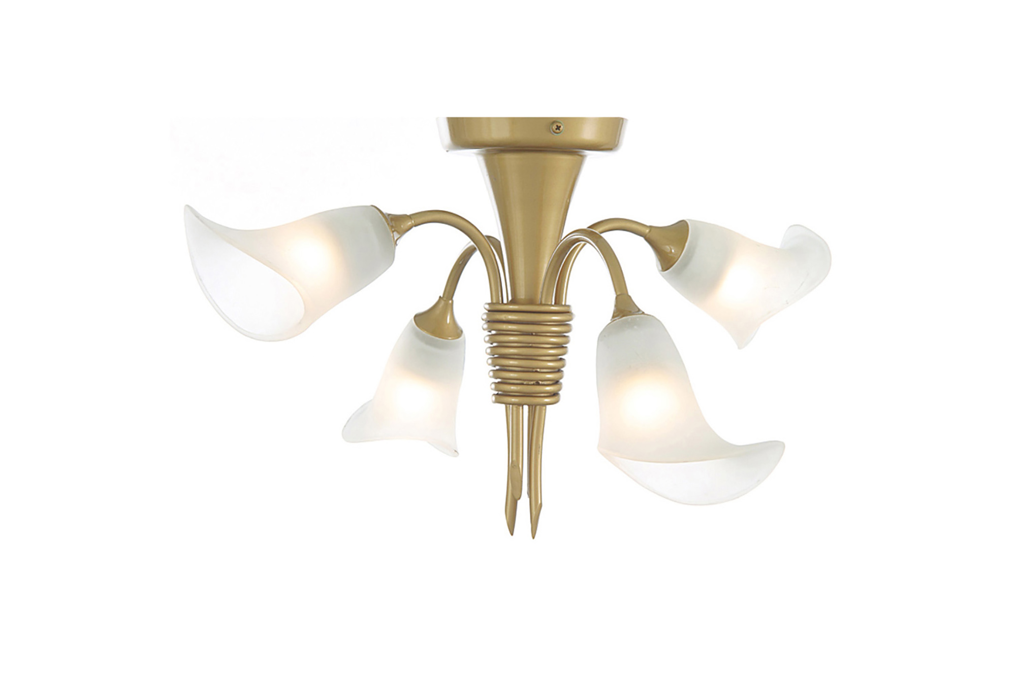 Ancona Ceiling Lights Diyas Semi Flush Fittings